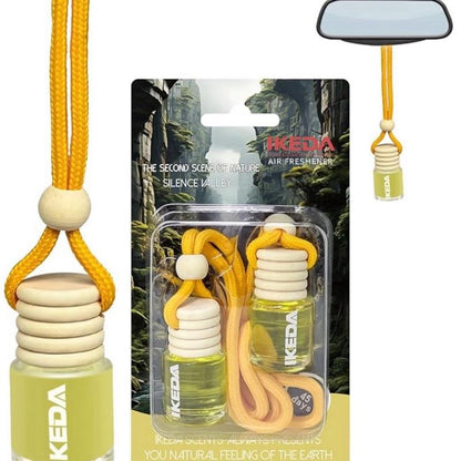 Car Air Fresheners for Men | Car Scents Air Freshener with Bubble Gum Smell | Car Perfume Hanging Diffuser with Odour Eliminator Technology | Long Fragrant Car Accessories | Ikeda Air Freshener Car