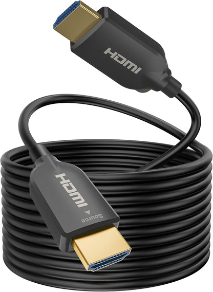 SOEYBAE HDMI Cable 20M, 4K Fibre Optic HDMI Cable 18Gbps High Speed Support 4K@60Hz HDR10, 4:4:4, 3D, ARC,HDCP 2.2, PS3, PS4,PC